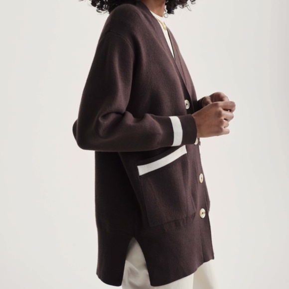 Varley Ravi Relaxed Longline Cardigan - Picture 4 of 5